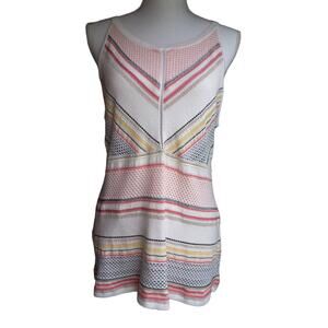 White House Black Market Multicolor Striped Tank Top